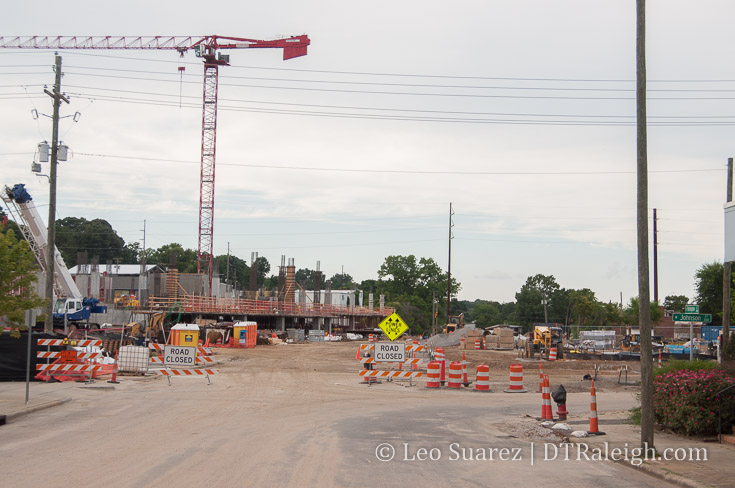 Intersection of Harrington and Johnson. June 2018.