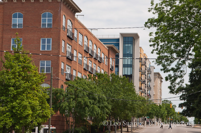 Condos along Dawson Street