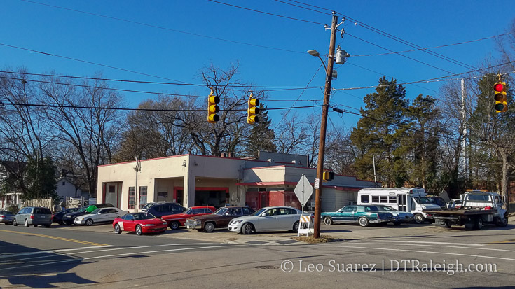 Corner of West and Lenoir, December 2016