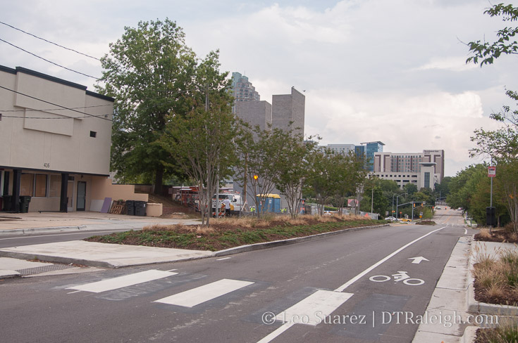 West South Street looking east