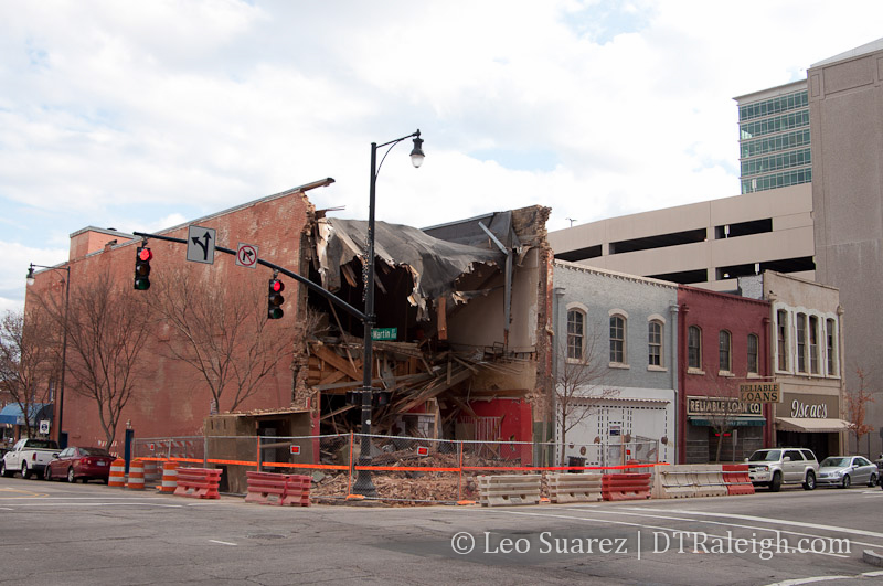 Wilmington Street, December 9, 2012 in Downtown Raleigh