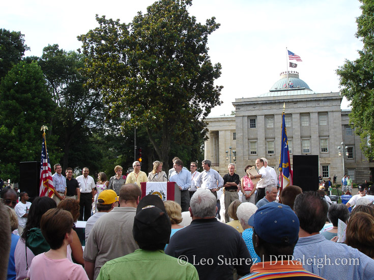 Opening party for the new Fayetteville Street, July 29, 2006.