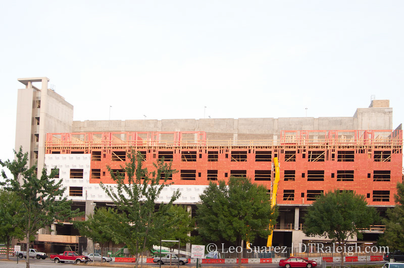 The L Apartments under construction