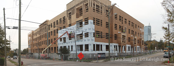 The Lincoln Apartments, corner of East and Hargett Streets