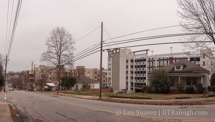 St. Mary's Street near Calvin Road. February 2018.