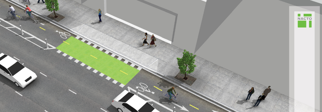 Rendering of a cycle track