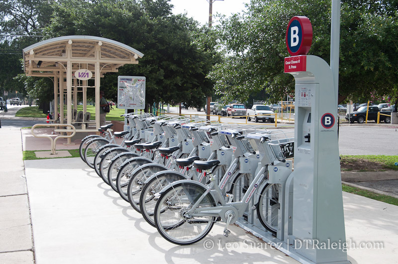 B store cycle stations