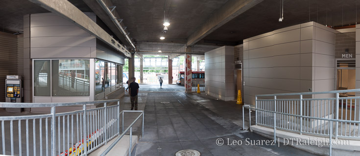 GoRaleigh Transit Station, April 2017