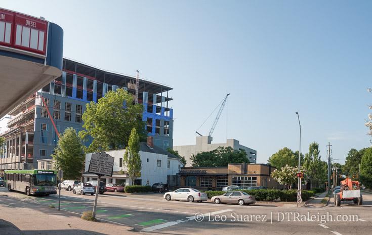 Corner of Hillsborough and Boylan. June 2018.