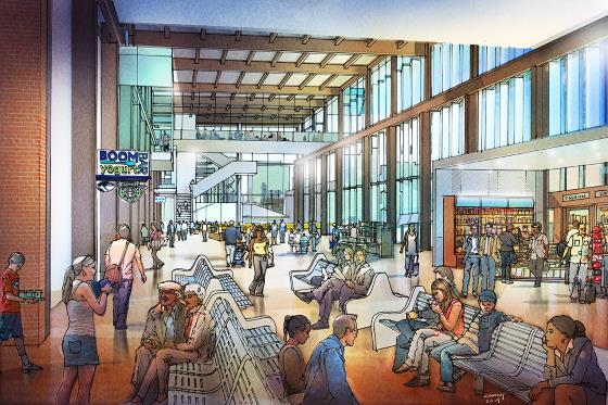 Raleigh Union Station rendering