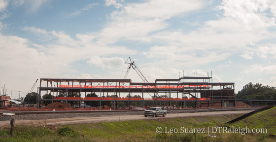 Boylan Wye and Raleigh Union Station Construction, October 2016.