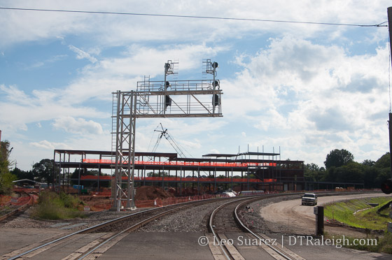 Raleigh Union Station in October 2016 as seen from Hargett Street.