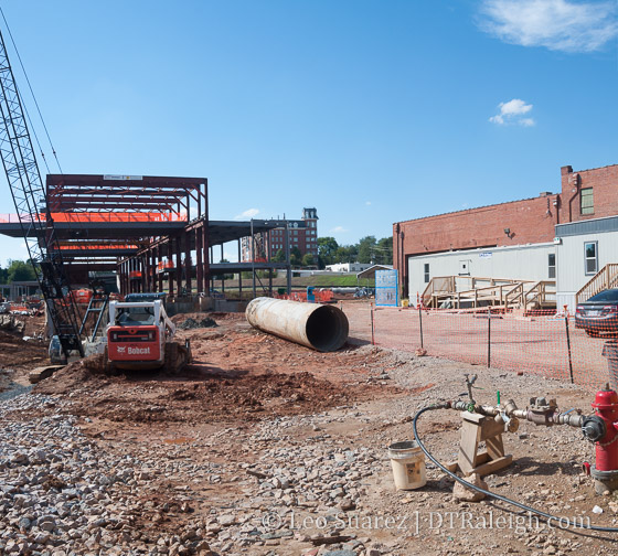 Raleigh Union Station in October 2016 as seen from West Street.