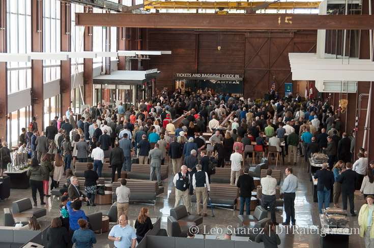 Dedication ceremony for Raleigh Union Station on April 30, 2018.