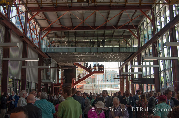 Dedication ceremony for Raleigh Union Station on April 30, 2018.