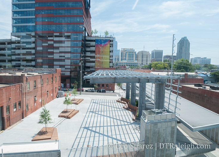 Raleigh Union Station plaza