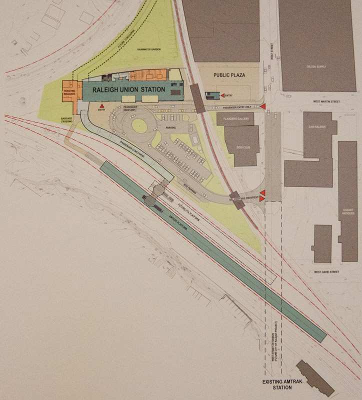 Raleigh Union Station site plan