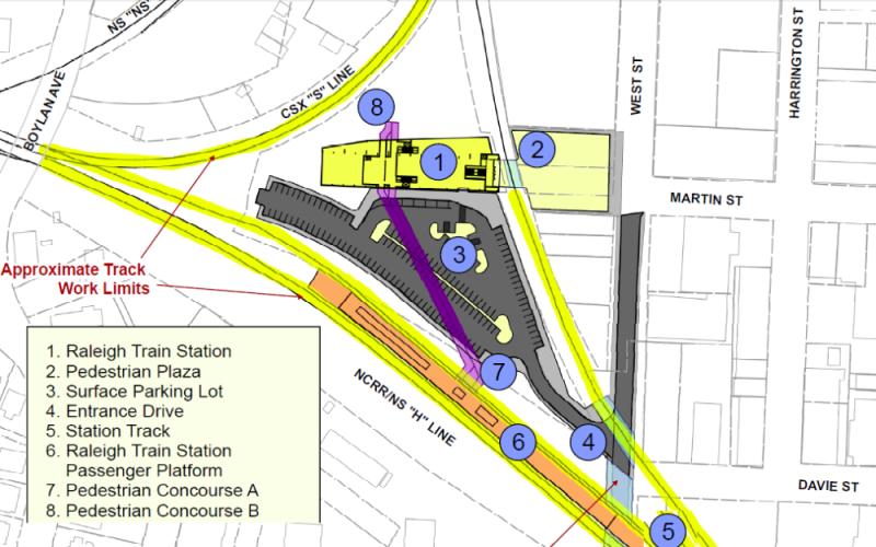 Raleigh Union Station Original Layout