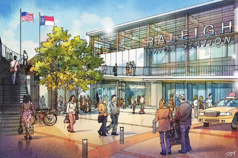 Raleigh Union Station Rendering