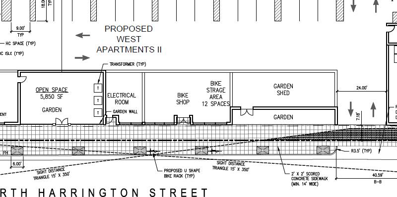 Proposed plans for West Apartments II