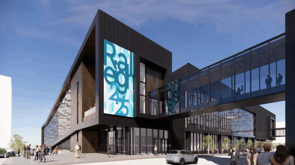 Oct 2025, Rendering of the Raleigh Convention Center expansion
